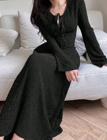 Rochie lunga SHEIN, negru Negru