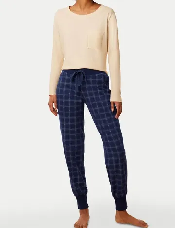 Pantaloni de pijama Triumph, albastru Albastru