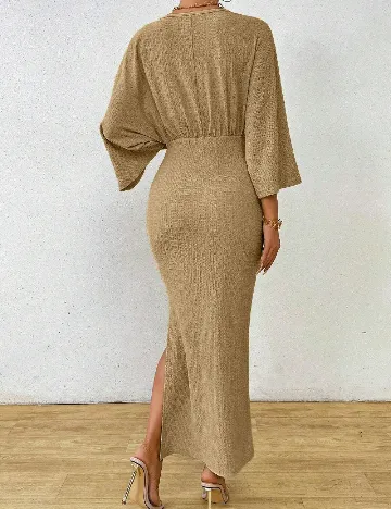 Rochie lunga SHEIN, maro deschis Maro