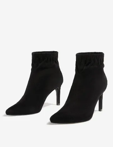 Botine Stradivarius, negru Negru