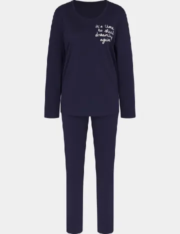 Pijama Triumph, bleumarin Albastru
