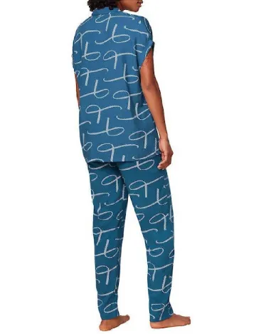 Pijama Triumph, albastru Albastru