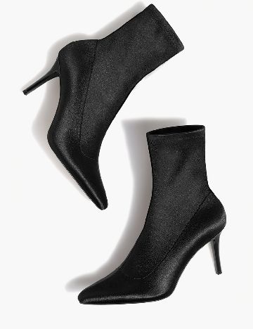 Botine Stradivarius, negru