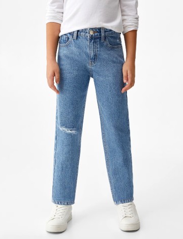 Blugi Mango Kids, albastru