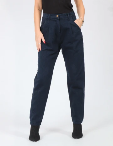 Pantaloni SHEIN, bleumarin Albastru