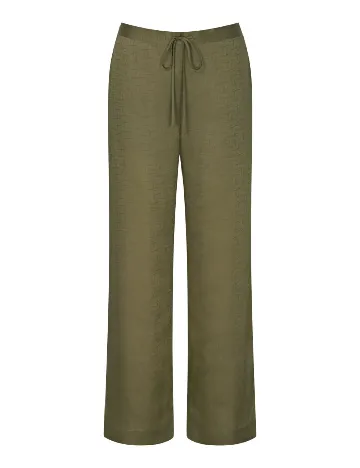 Pantaloni de pijama Triumph, verde Verde