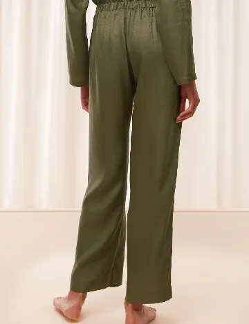 Pantaloni de pijama Triumph, verde Verde