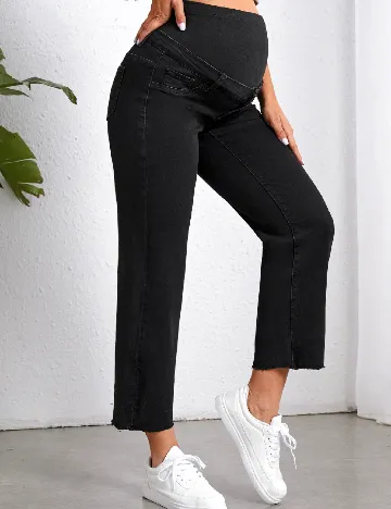 Blugi SHEIN Maternity, negru Negru