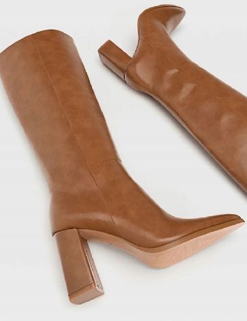 Cizme Stradivarius, maro
