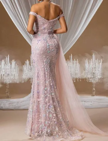 Rochie lunga SHEIN, roz pudra Roz