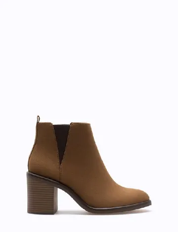 Botine Stradivarius, maro Maro