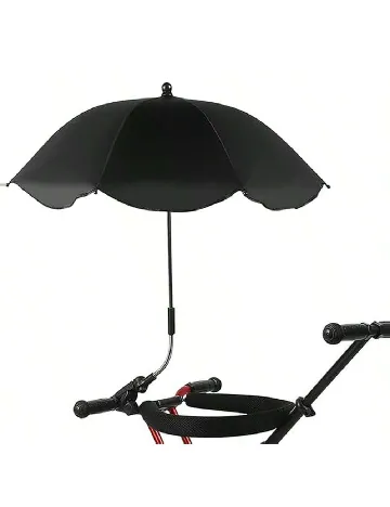 Umbrela pentru carucior SHEIN, negru Negru