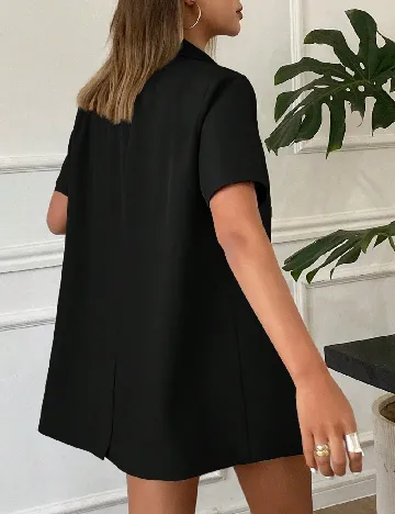 Sacou SHEIN, negru Negru
