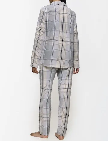 Pijama Triumph, albastru/alb Albastru