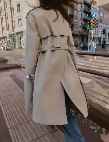 Trench Zra, crem Crem