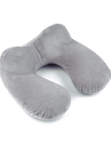 Perna gonflabila pentru calatorie SHEIN, gri deschis