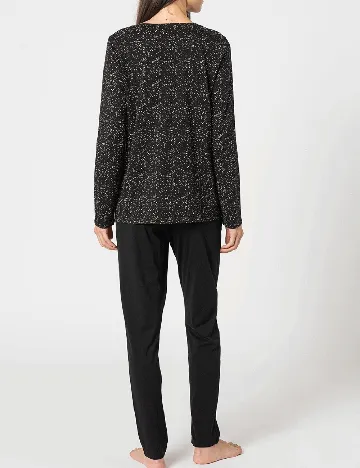 Pijama Triumph, negru Negru