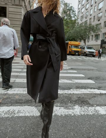 Trench Zra, negru