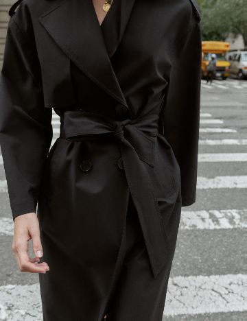 Trench Zra, negru