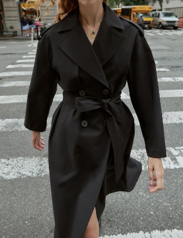 Trench Zra, negru