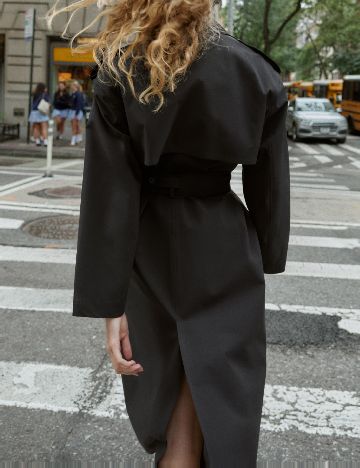 Trench Zra, negru
