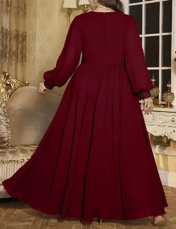 Rochie lunga SHEIN CURVE, rosu Rosu