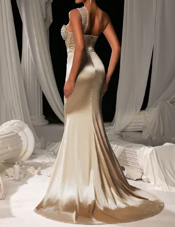 Rochie lunga Faeriesty, auriu Galben