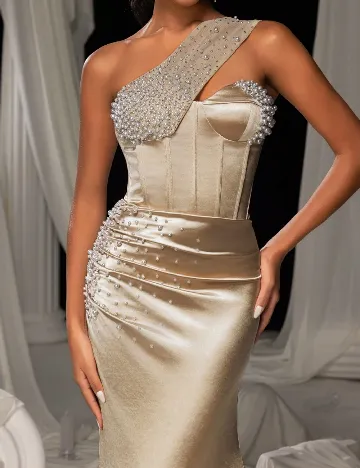 Rochie lunga Faeriesty, auriu Galben