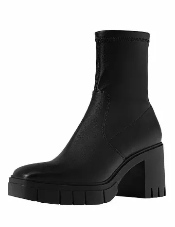 Botine Stradivarius, negru Negru