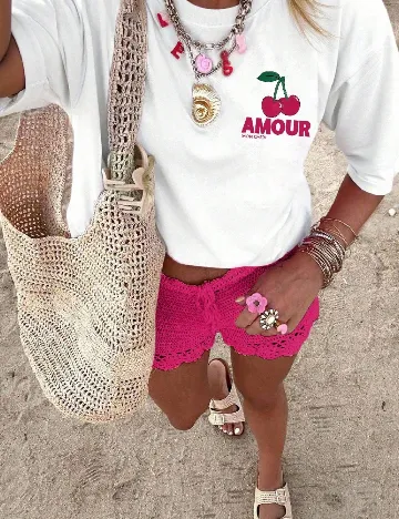 Tricou SHEIN CURVE, alb Alb