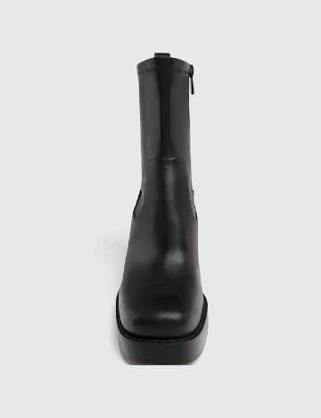 Botine Stradivarius, negru