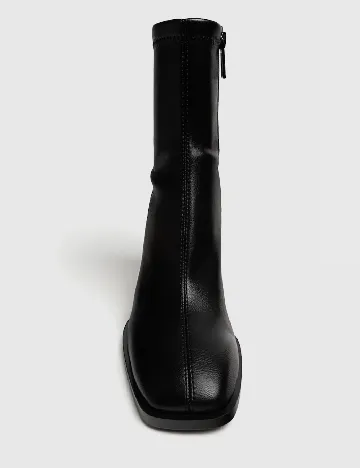 Botine Stradivarius, negru Negru