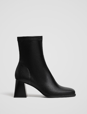 Botine Stradivarius, negru