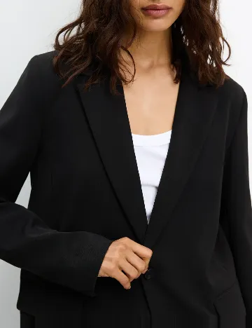 Sacou Pull&Bear, negru Negru