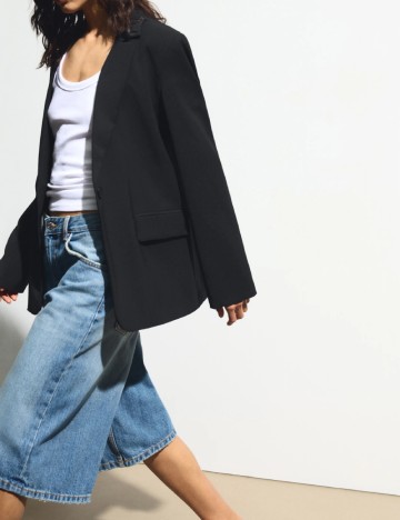 Sacou Pull&Bear, negru