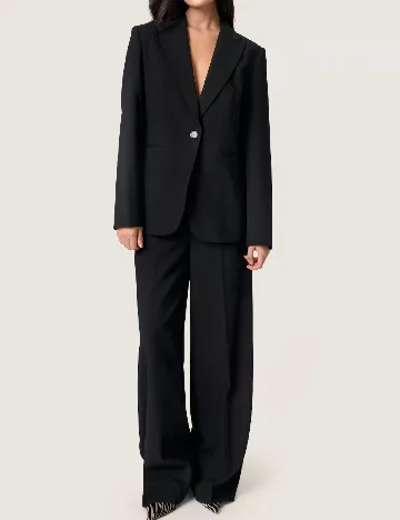 Sacou Soaked In Luxury, negru Negru