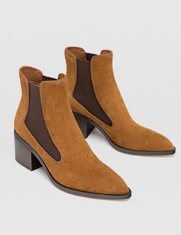 Botine Stradivarius, maro
