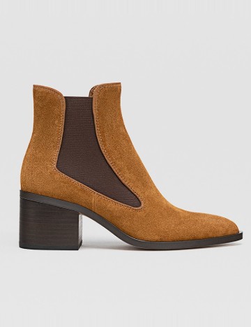 Botine Stradivarius, maro