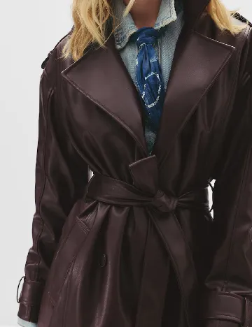 Trench Pull&Bear, maro Maro