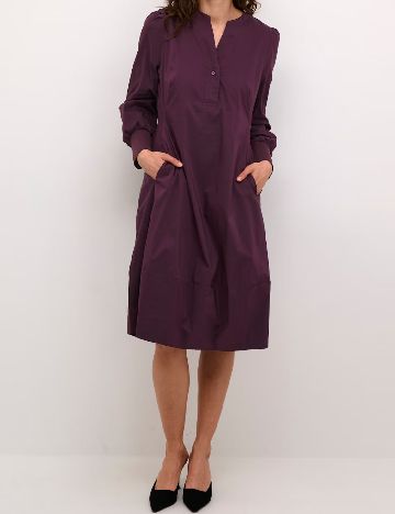 Rochie medie Culture, mov