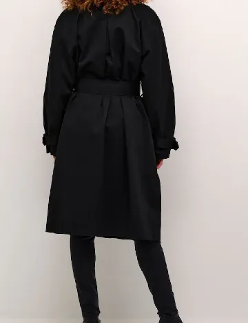 Trench Kaffe, negru Negru