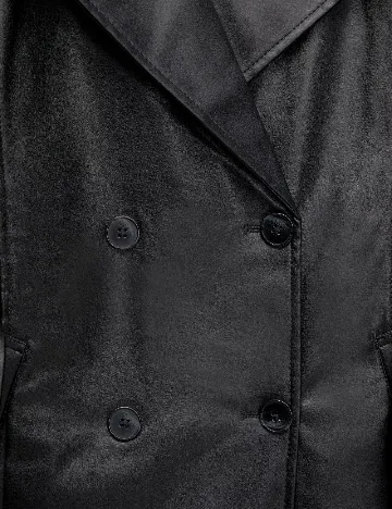 Trench Pull&Bear, negru Negru