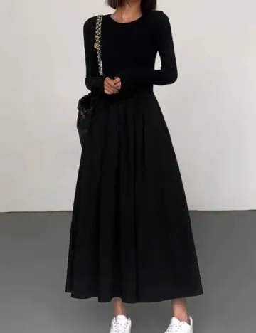 Rochie lunga InWear, negru Negru