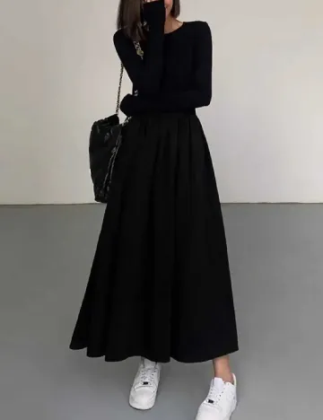 Rochie lunga InWear, negru Negru