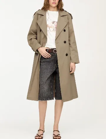 Trench Pull&Bear, maro Maro