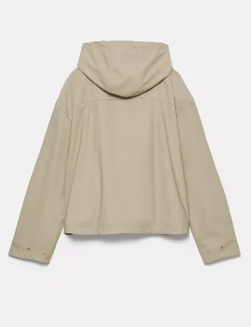 Jacheta de ploaie Pull&Bear, bej Crem