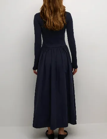 Rochie lunga InWear, bleumarin Albastru