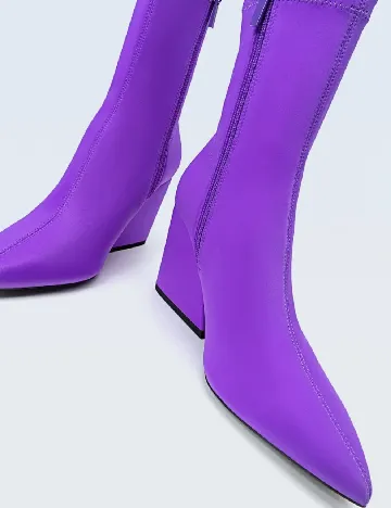 Botine Stradivarius, mov Mov