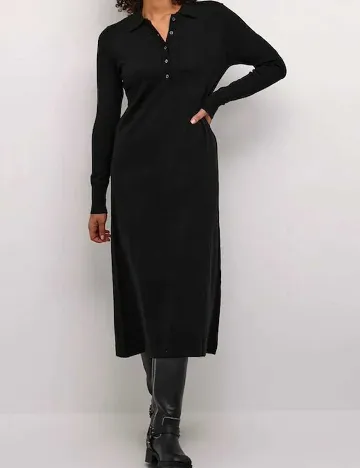 Rochie medie Kaffe, negru Negru