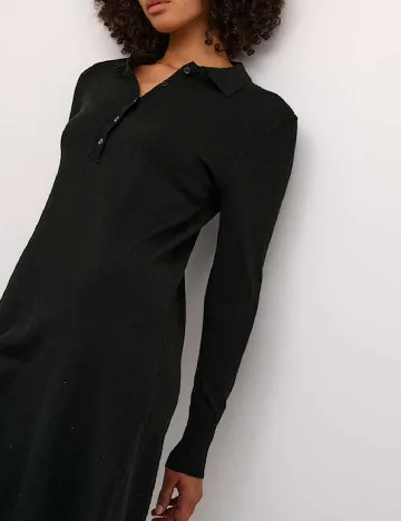 Rochie medie Kaffe, negru Negru